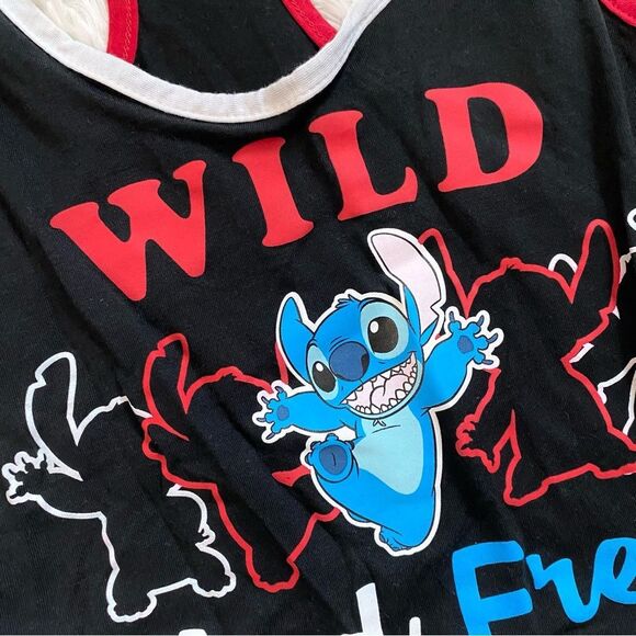 Disney Lilo & Stitch Black Graphic Tank Top - Picture 2 of 4